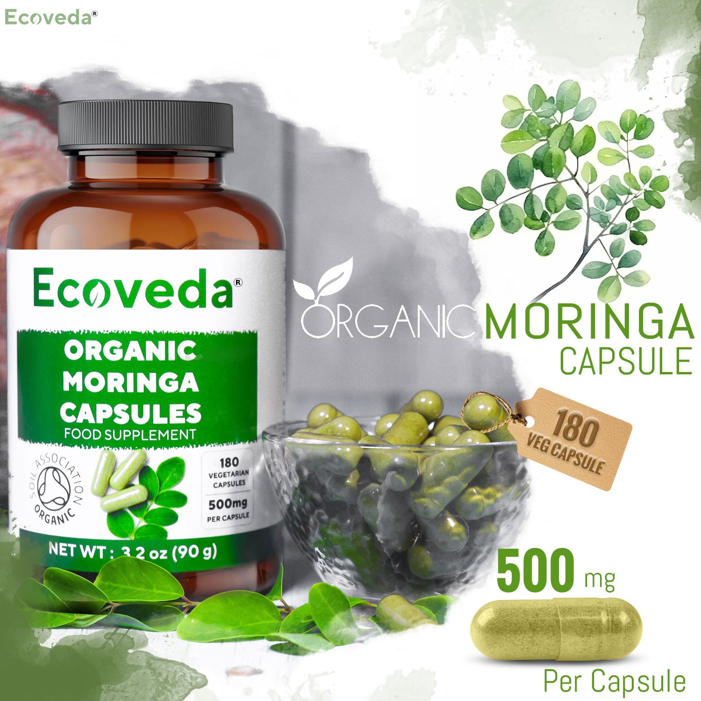 Organic Moringa Capsules